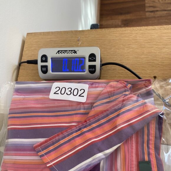 Lauren Ralph Lauren Shirt Womens 2X Plus Pink Multi Striped Button Up Collared - Picture 9 of 9